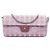 Chanel Pink New Travel Line Nylon East West Flap