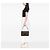 Borsa a tracolla Fendi Brown Zucca Canvas - vista 6