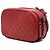 Chanel Coco Boy Camera Bag Klein, gestepptes Lammleder, Rot - Ansicht 2