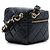 Chanel Black CC Quilted Lambskin Cube Wristlet Vanity Case - vista 2