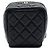 Chanel Black CC Quilted Lambskin Cube Wristlet Vanity Case - vista 3