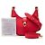 Bulgari Borsa Bvlgari Red Small Leather Serpenti Ellipse Satchel - vista 7