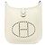 Hermès White Clemence Evelyne 23