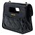 Chanel Black Mini Quilted Patent Graphic Catch Flap - vue 2