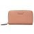 Gucci Pink Microguccissima Zip Around Long Wallet