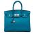 Hermès Blue Clemence Birkin Retourne 35
