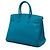 Hermès Blue Clemence Birkin Retourne 35 - vista 2