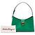 Salvatore Ferragamo Borsa a tracolla Ferragamo Gancini Trifolio in pelle verde - vista 5