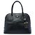Prada Medium Saffiano Vernice Open Promenade Satchel Schwarz