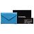 Chanel Blue CC Quilted Caviar Envelope Wallet - view 7