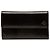 Cartera larga con solapa Chanel Black CC Patent