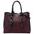 Prada Red Medium Bicolor City Calf Double Satchel