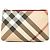 Burberry Nova Check Canvas Pouch Beige