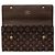 Louis Vuitton Brown Monogram Mini Lin Sarah Wallet Geldbörse - Ansicht 6