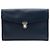 Clutch Prada Blue Large Saffiano Lux Envelope Pushlock