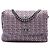 Chanel Purple CC Multicolor Tweed Flap