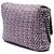 Chanel Purple CC Multicolor Tweed Flap - vista 2