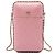 Chanel Rosa CC Stepplack-Lammleder Handyhalter mit Kette