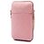 Chanel Rosa CC Stepplack-Lammleder Handyhalter mit Kette - Ansicht 2