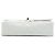 Chanel White Small Classic Lambskin Double Flap - vista 3