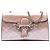 Bolso de hombro Gucci Emily Medium Guccissima de charol rosa