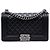 Chanel Black Old Medium Quilted Lambskin Boy Flap