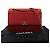 Chanel Red CC Tricolor Quilted Lambskin Single Flap - Ansicht 6