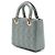 Dior Gray Small Patent Cannage Lady Dior - vista 2