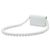 Chanel White CC Quilted Lambskin Maxi Pearl Chain Strap - vista 2