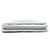 Chanel White CC Quilted Lambskin Maxi Pearl Chain Strap - vista 3