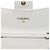 Tarjetero con cadena Chanel White CC Quilted Caviar Flap - vista 5