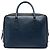 Prada Bicolor Business-Tasche in Blau aus Saffiano-Leder
