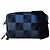 Louis Vuitton Blue Damier Graphite Giant Alpha Wearable Wallet