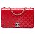Chanel Red Medium Patent Coco Boy Flap