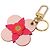 Portachiavi e charm per borsa Totem Blooming Flowers in pelle rossa Louis Vuitton - vista 2