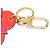 Portachiavi e charm per borsa Totem Blooming Flowers in pelle rossa Louis Vuitton - vista 6