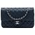 Chanel Blue Medium Classic Caviar Double Flap