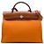 Hermès Orange Toile Herbag Zip 31