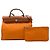 Hermès Orange Toile Herbag Zip 31 - vista 7