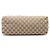 Borsa a tracolla Gucci in tela GG beige con fascia Web - vista 3