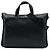 Pasta Anagram LOEWE em couro preto