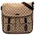 Borsa a tracolla Gucci in tela GG beige