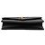 Autre Marque Portafoglio a catena a busta Saint Laurent Black Grain De Poudre Chevron Cassandre - vista 3