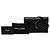 Autre Marque Portafoglio a catena a busta Saint Laurent Black Grain De Poudre Chevron Cassandre - vista 6