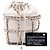 Borsa secchiello Chanel Mini in lambskin bianca con coulisse e catena CC - vista 7