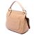 Chanel Beige CC Stitched Caviar Turnlock Top Handle Flap - vista 2