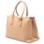 Prada Beige Saffiano Cuir Turnlock Twin Satchel - vista 2