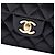 Chanel Black Medium Classic Lambskin Double Flap - vista 5
