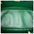 Sac cabas convertible Prada en cuir Saffiano vert avec poche frontale - vue 4