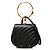 Bolsa Nile Chloé em couro acolchoado preto, tamanho pequeno